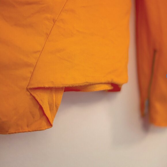 ACNE Orange Puff Sleeve Blouse - Picture 11 of 16